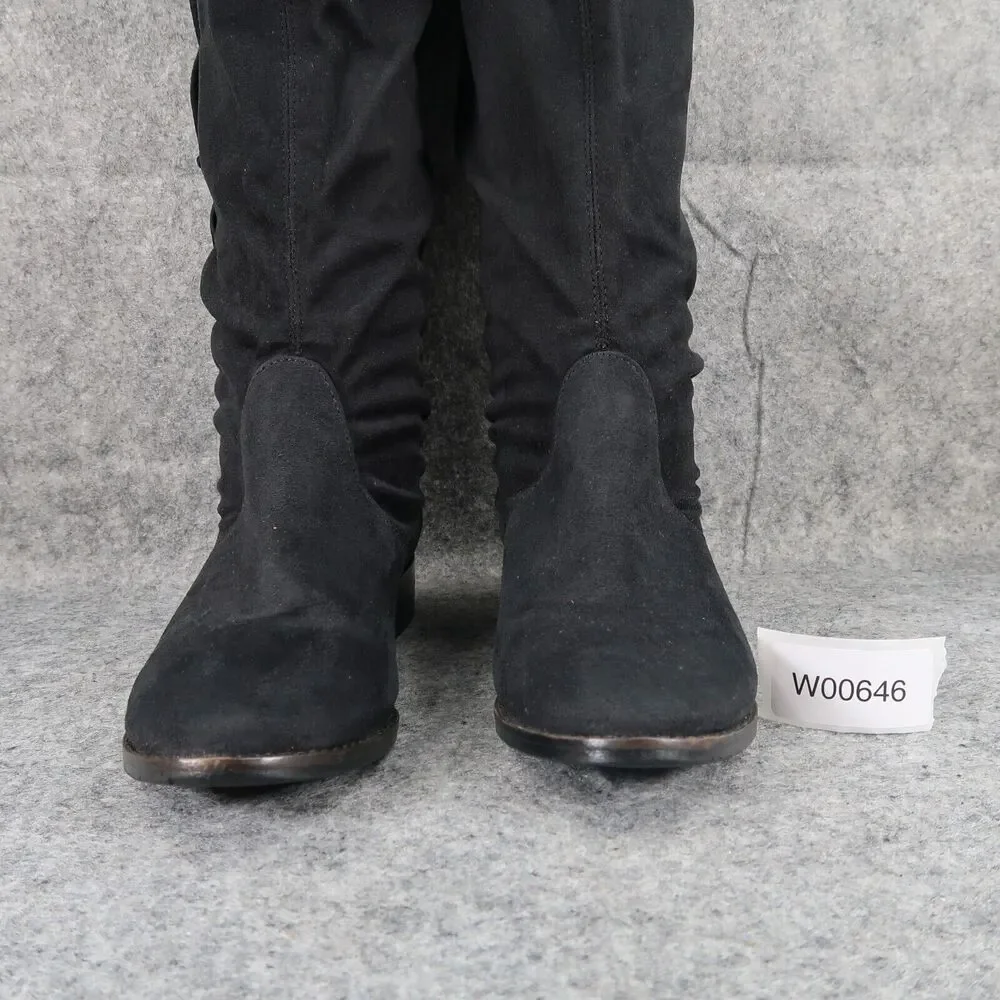 Steve Madden Shoes Womens 6.5 Boots Fashion Over The Knee Thigh High Tie Classic